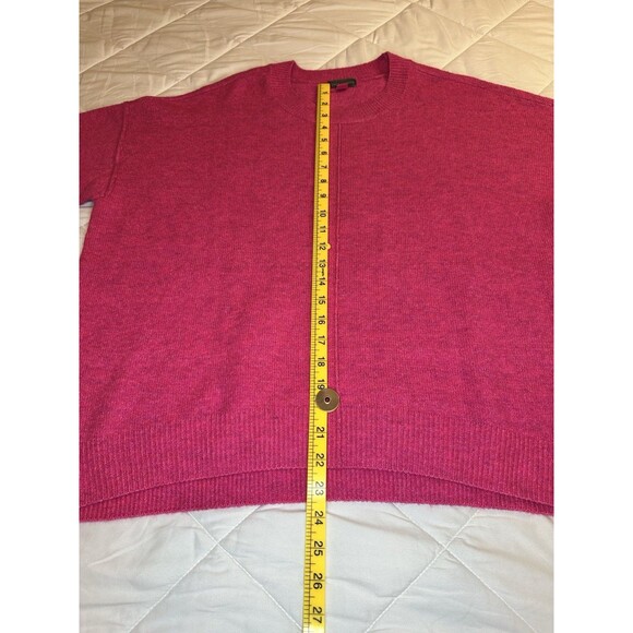 Vince Camuto Women Sweater Sz M Pink Paradox Center Seam Cozy Comfy SoftAF Femme - Picture 4 of 7